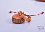 8 Mukhi Rudraksha Bracelet (5mm-6mm) – Handmade with Gold Cap & Knot Options - Image 2
