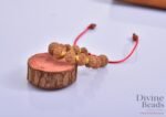 8 Mukhi Rudraksha Bracelet (5mm-6mm) – Handmade with Gold Cap & Knot Options - Image 3
