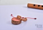 8 Mukhi Rudraksha Bracelet (5mm-6mm) – Handmade with Gold Cap & Knot Options - Image 4