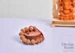 9 Mukhi Rudraksha Bracelet (5mm-6mm) – Handmade with Gold Cap & Knot Options - Image 3